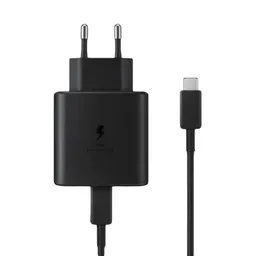شارژر 45W دو پین سامسونگ مدل Samsung EP-T4510 به همراه کابل  1.8 متری Type-C به Type-C با گارانتی 18 ماهه شرکتی (های کپی)